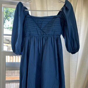Blue Abercrombie & Fitch Babydoll Dress